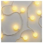 LED Vianočná vonkajšia reťaz 40xLED/9m IP44 teplá biela