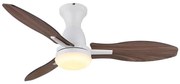 Globo 03671W - LED Stm. stropný ventilátor GALE LED/22W/230V 3000/4500/6000K +DO