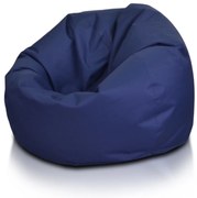 Lacný sedací vak Sakwa L – pohodlný vak pre deti aj dospelých, ľahko umývateľný polyester Farba: NC8 - tm. modrá