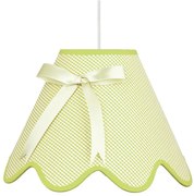 Candellux Zelený závesný luster Lola pre žiarovku E27 31-14566