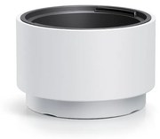 Biely kvetináč s vkladom HEOSE V