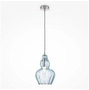 Maytoni MOD238-PL-01-BL - Luster na lanku EUSTOMA 1xE14/40W/230V modrá