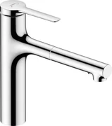 Hansgrohe Zesis M33, drezová batéria 160, s výsuvnou spŕškou, sBox lite, chrómová, HAN-74804000