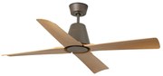 FARO 34106 - Stropný ventilátor TYPHOON M hnedá pr. 130 cm IP44 + diaľkové ovládanie