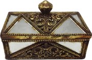 Zlatá antik šperkovnica Jewellery Antique - 17*11*10 cm