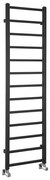 Sapho - Kúpeľňový radiátor METRO DOS 323W 40x150 cm matná čierna