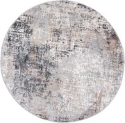 TA Koberec G512A WHITE/D_VIZON PORTLAND KOLO Biely Okrúhly Rozmer: 100x100 cm