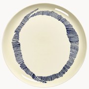 Plytké taniere's reaktívnou glazúrou Feast, 2 ks