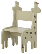 Bloomingville Detská drevená stolička Ibber Grey