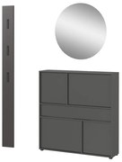 Antracitová predsieňová zostava Ameca 2.0 – Germania