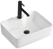 Erga Ryann, umývadlo na dosku 485x370x135 mm, biela lesklá, ERG-V03-YT-037-WH