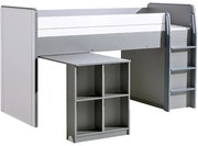 Posteľ z Písací stôl Gumi G15 Brilantná biela/Antracyt