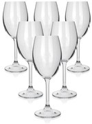Banquet 6-dielna sada pohárov na biele víno LEONA, 340 ml