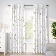 Goldea bavlnený záves - rozkvitnutá záhrada 140x150 cm