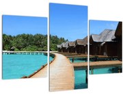 Obraz Maledivy (90x60 cm)