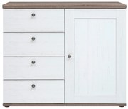 Komoda TEINA 4S1D, borovica canyon