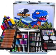 Maaleo Maliarska súprava maľovanie v duralovom kufríku 145 ks dinosaurus