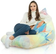 INTERMEDIC SK Sedací vak Bermudy Design Pastel Abstract