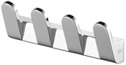 BISK Erga Futura, 4-háčikový vešiak na uteráky, chrómová, ERG-02980