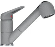 Drezová batéria Franke s vyťahovacou spŕškou, 2 prúdy šedý kámen 115.0470.670