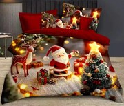 Obliečky Vianočný čas 4 Bavlna 7-dielna súprava