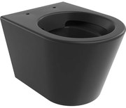 Mexen RICO Rimless závesná misa, slim , 48 x 35 cm, čierna matná, 3372XX85