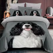 Obliečky DOGGY EARS 3-dielna sada 140x200 cm