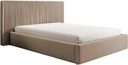 Manželská posteľ 160cm Thala 160 (rošt úl. priestor) (taupe/čierna)