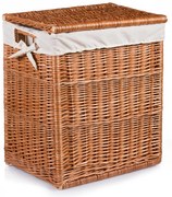 Kôš na bielizeň s látkou hranatý prútený Prosop IV.š. 44 x hl. 34 x v. 52(cm)