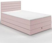 Posteľ Portland 120/200 Rosto 61 ružový + top