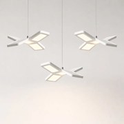 Závesné LED svietidlo Pixels, 3x LED 75w, 4000k, w