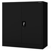 Kovová spisová skrinka BEATA, 900 x 930 x 400 mm, čierna