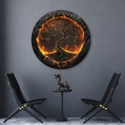 DUBLEZ | Drevený strom života na stenu - Volcanic