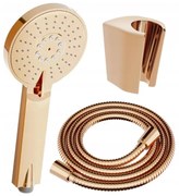 Mexen príslušenstvo - 1-bodový ručný sprchový set R-40, ružovo-zlatá, 785406052-60