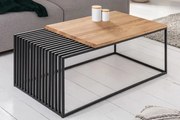 Dizajnový konferenčný stolík z masívu Architecture Dub 100cm