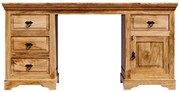 Písací stôl Guru 160x80x76 indický masív mango Mango natural