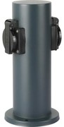 Brilagi - Vonkajší zásuvkový stĺpik PILLAR 2Z SCHUKO 230V IP44 antracit BG1531