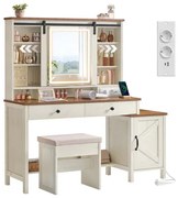 Toaletný stolík s LED zrkadlom RDT136W01