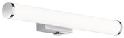 LED nástenné svietidlo v lesklej striebornej farbe (dĺžka 40 cm) Mattimo - Trio