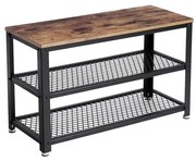 Botník DAVOR hnedá/čierna