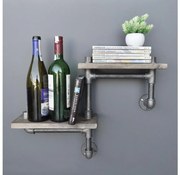 Nástenná polica BORURAF 30x55 cm smrek