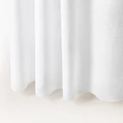 Goldea luxusná lesklá záclona - biela 300 cm