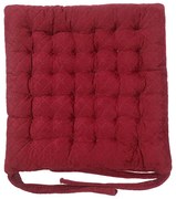 Poduška na stoličku SSE Morrocco 39 40x40 cm bordová