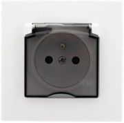 GPH-1LZ Zásuvka odolná voči striekajúcej vode biely