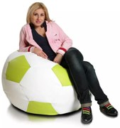 Sedací vak Sport XL – veľká lopta pre fanúšikov športu a pohodlia Farba: E16 - limetkový