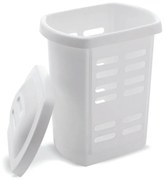 Biely kôš na bielizeň Addis Linen Hamper White, 60 l