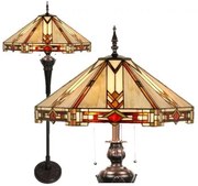 Luxury Tiffany lampa stojacia kolekcia ACRUX Ø50*166
