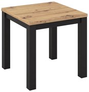 Rozkladací jedálenský stôl ZARO dub artisan/čierna