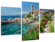 Obraz - Malebné pobrežie dediny (90x60 cm)