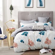 Bavlnená saténová posteľná bielizeň Albs-01120b/2 140x200